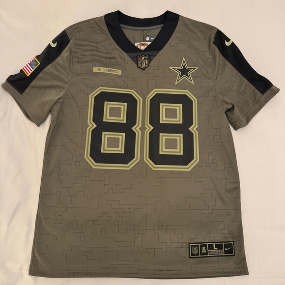 NWT Nike CeeDee Lamb #88 - Dallas Cowboys 2021 Salute To Service Jersey - Large - Picture 1 of 15
